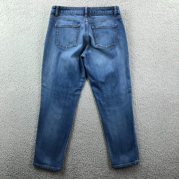 TALBOTS Signature Womens 8/29 PETITE Mid Rise Medium Wash Denim Ankle Jeans - Picture 2 of 14
